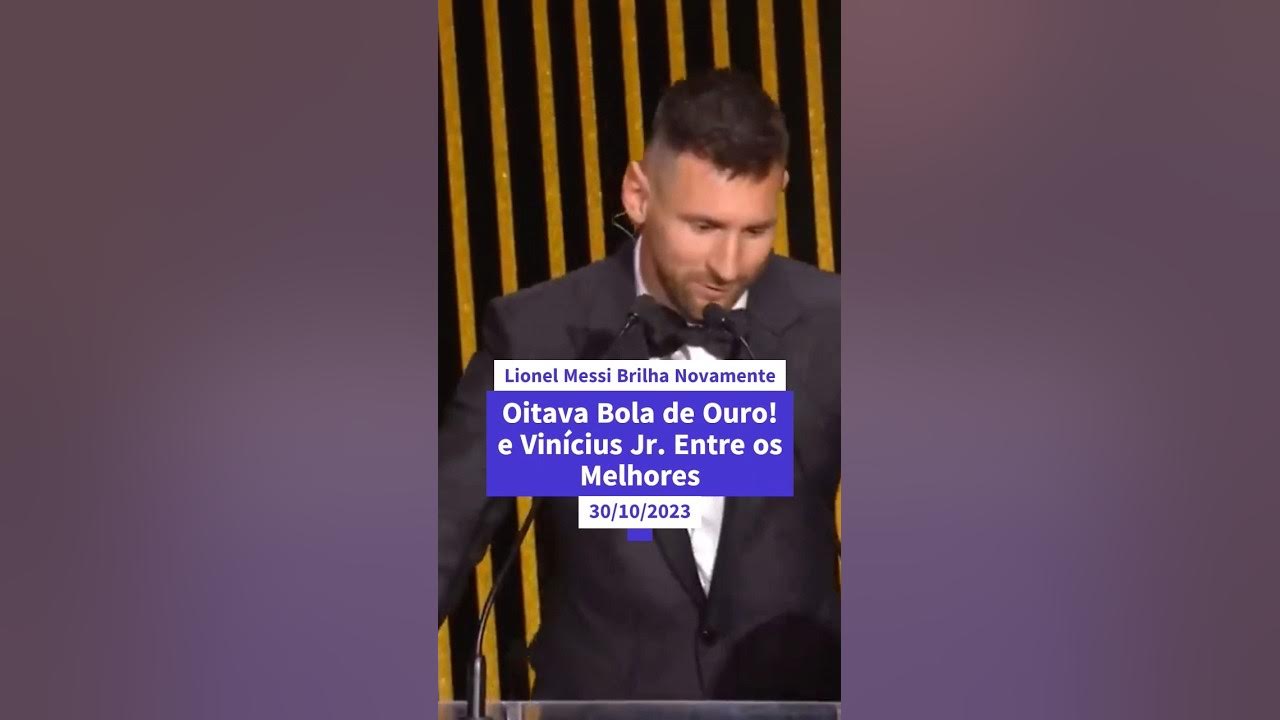 Bola de Ouro 2023: Messi é eleito o melhor jogador do mundo pela oitava vez  na história - Jogada - Diário do Nordeste