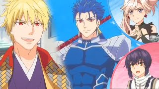 Musashi and Takeru Meet Gilgamesh and Cu Chulainn 😳 - Fate/Samurai Remnant Animated Short 🔥