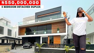 TOURING THIS 550,000,000 MILLION NAIRA 5 BEDROOM DUPLEX IN LEKKI, LAGOS NIGERIA