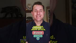 Elusive Meaning, Pronunciation and Example Sentence Elusive Meaning, Pronunciation and Example Sentence