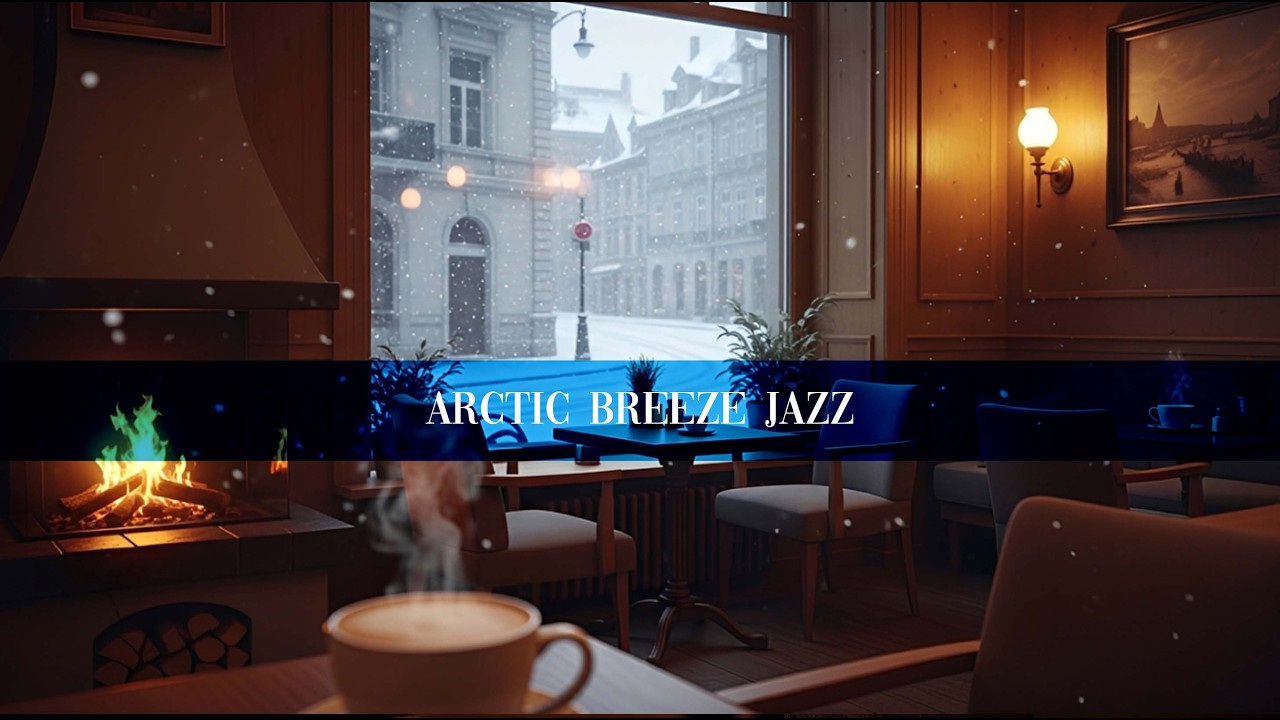 Smooth Winter Jazz 🎷 POV Inside the Room | Snowfall & Coffee Vibes