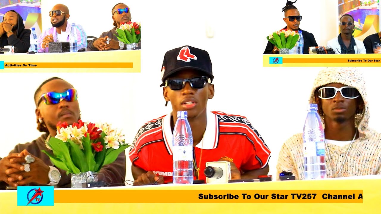 Press Conference:DRAMA-T,DVOICE,MR BLUE Ona Walichokifanya Hapa🇧🇮/DRAMA-T Ahuje ALVIN na MELANIN BOY