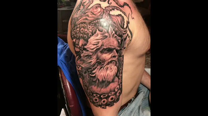 Poseidon/Kraken Tattoo by Scott Glazier