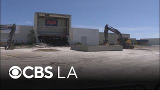 Crews begin demolishing Westminster Mall after vandalism calls last year