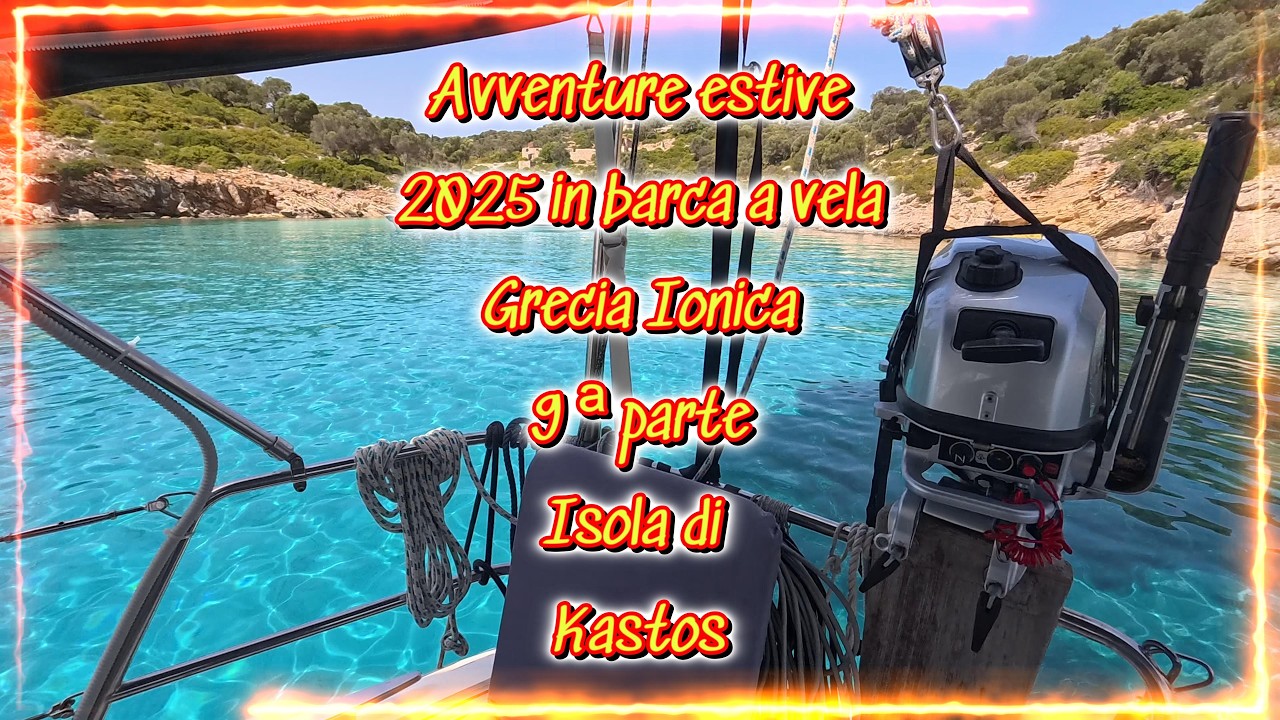 ⁣Barca a vela avventure 2025 - grecia Ionica Isola di Kastos