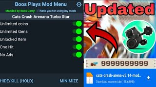 CATS Crash Arena Turbo Star Mod Menu v3.14 Latest On Android | Crash Arena Turbo Star Mod Apk 2024 screenshot 4