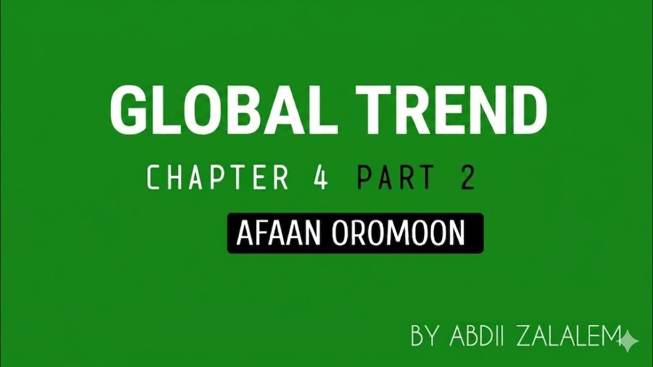 Global Trend Chapter 4 Part 2 ( Freshman Course ) | Oda Academy | By ...