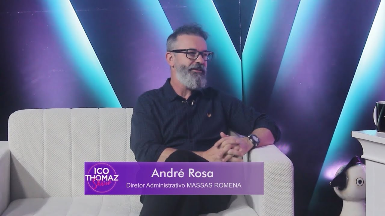 EMPREENDER com SUCESSO MASSAS ROMENA por ANDRÉ ROSA no ICO THOMAZ SHOW ...