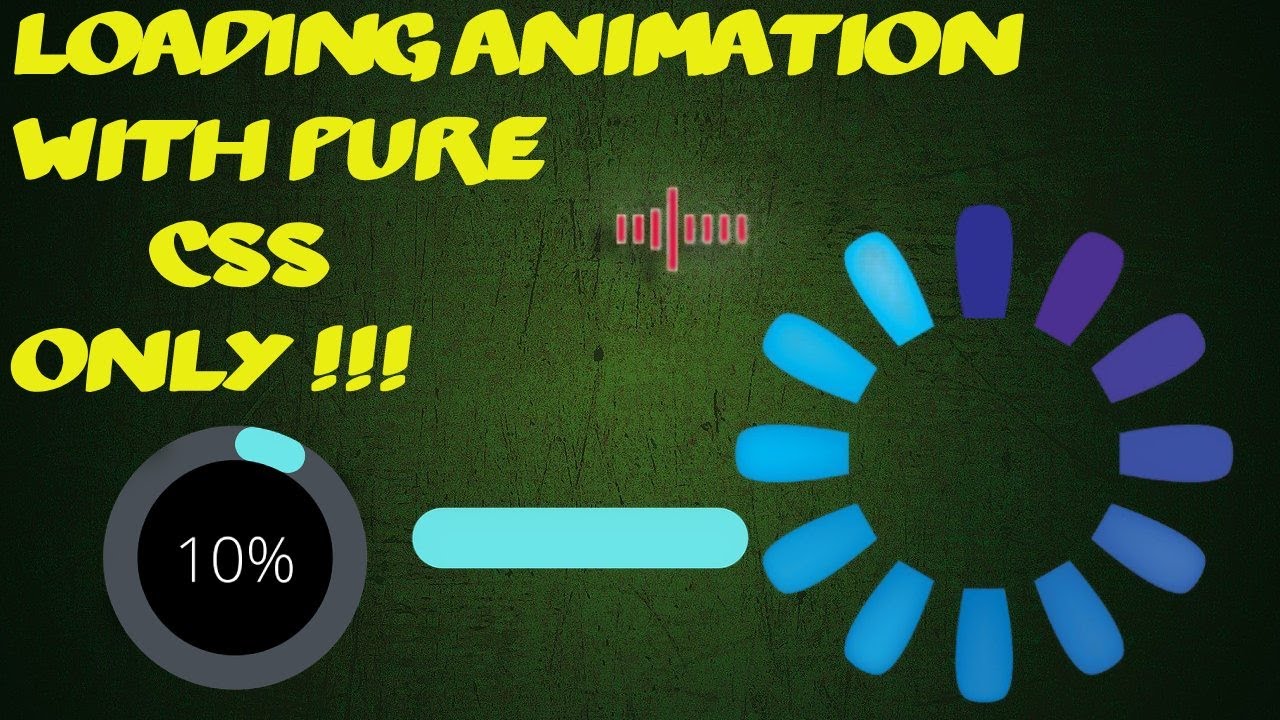 CSS loading animation Effect|HTML|CSS - YouTube