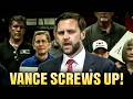 JD Vance STUNS Crowd During Major Speech Screw Up