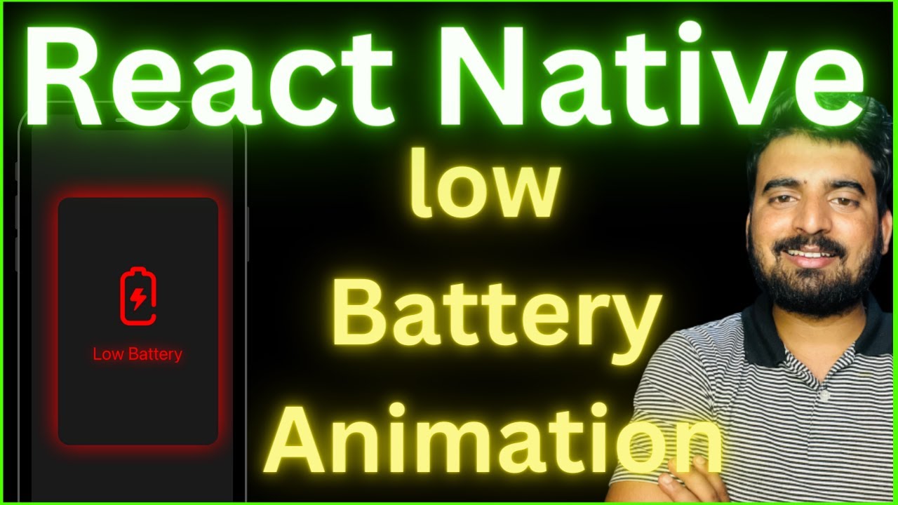 React Native Low Battery Animation 🪫 | In Hindi | Engineer Codewala ...