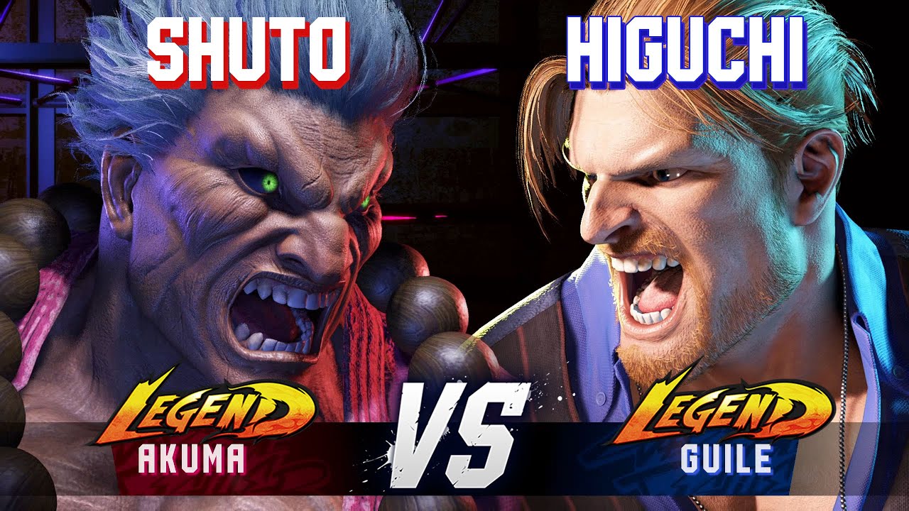 SF6 ▰ SHUTO (Akuma) vs HIGUCHI (Guile) ▰ High Level Gameplay