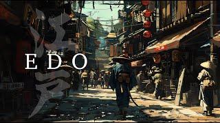 Japanese Chill Lofi 🏘️ Hiphop beat with Japanese instrument - Time travel to the Edo era【江戸 - Edo】