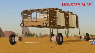 MONSTER BUS IN A DESRT! 😮