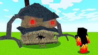 ENCONTREI A CASA MONSTRO NO MINECRAFT