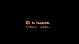 Neuroscience nugget #30 - Sensitive Sensor Lights