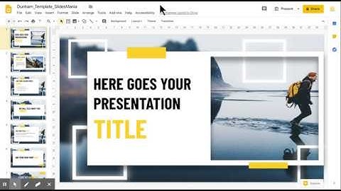 How to Customize Dunham Presentation Template for Google Slides