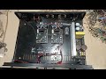 hi fi class D stereo amplifier audio test