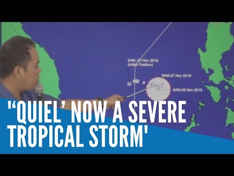 ‘Quiel’ now a severe tropical storm – Pagasa