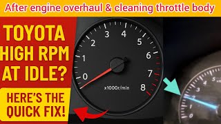 “Toyota High RPM at Idle? Here’s the Quick Fix!”
