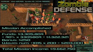 Cara Termudah Mendapatkan Funds 9.662.750 Wave 1026 Zombie Defense screenshot 2