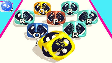 AZ Run - 2048 ABC Runner ! All Levels Gameplay (333-341) android, ios