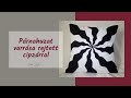 Párnahuzat varrása rejtett cipzárral