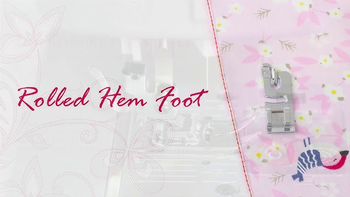 Rolled hem foot 3mm by Singer Outlet - Sewing with Love Presser foot guide  for sewing. 