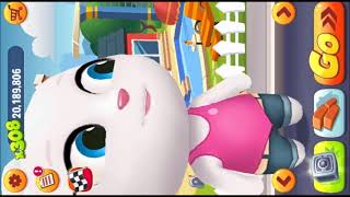 Gigante Talking Angela haciendo estallar una burbuja de chicle screenshot 3