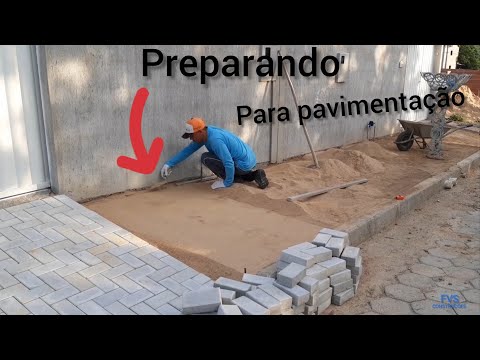 Vídeo: Quanta areia para a base da pavimentadora?