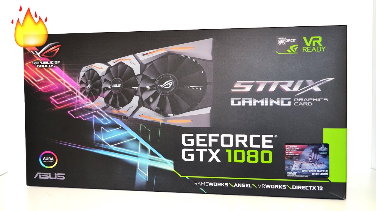 8gb Asus Geforce Gtx 1080 Strix Oc Aktiv ASUS Geforce GTX 1080 8GB STRIX OC edition! - YouTube