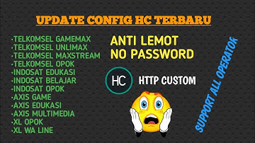 UPDATE | CONFIG HTTP CUSTOM | Axis Game, Axis XL Edukasi, XL Akrab, Flex, Wlg, Tiktok [ 21 OKT ]