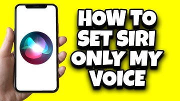 How To Enable Siri Only My Voice (New Updates)