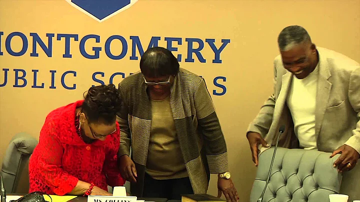 Swearing In Ceremony for District 7 School Board M...