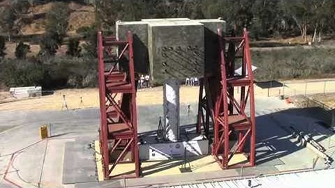 Bridge Column Shake Test at UC San Diego Englekirk Structural Engineering Center