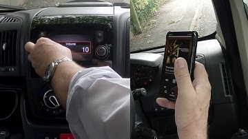 How to stream music from a mobile to the bluetooth system in a 2019 Citroen Relay