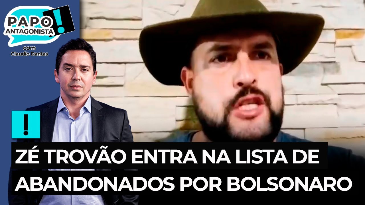 Zé Trovão entra na lista de abandonados por Bolsonaro