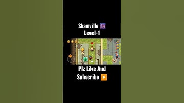 |Shamville 🌆|Robbery Bob 2; Completing Level-1| #shorts #trending #gaming  #robberybob2 #gameplay