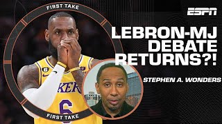 Stephen A. ADMITS the LeBron-MJ GOAT debate will resurface if the Lakers win it all 😯 | First Take
