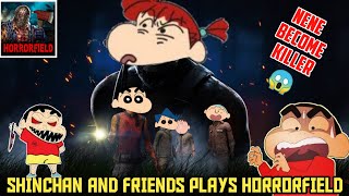 SHINCHAN AND FRIENDS PLAYS SASTA DEAD BY DAYLIGHT😂😂 | SHINCHAN PLAY HORROR GAMES😰 | HORRORFIELD 😨😰 screenshot 3