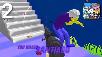 Dude Theft Wars - Gameplay Walkthrough Part 2 - Multiplayer: NOOBTOWN (iOS, Android)