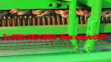 High Speed Welded Wire Mesh Machine to produce 2 pieces at the same time