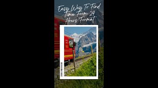 Easy Trick To Find Time from 24 Hours Format in Telugu