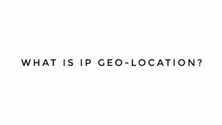 What is IP Geo-Location?||Technology explained