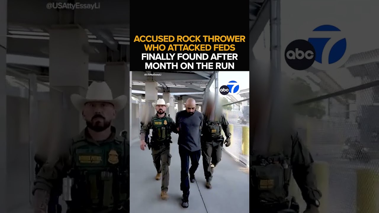 Accused Rock Thrower Who Attacked Feds Arrested In US Mexico Border