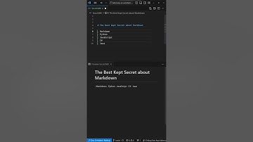 The best kept secret in Markdown