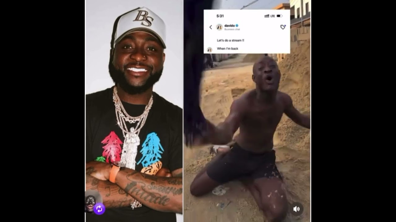 Carter Efe reaction when Davido promised to come to his live section.