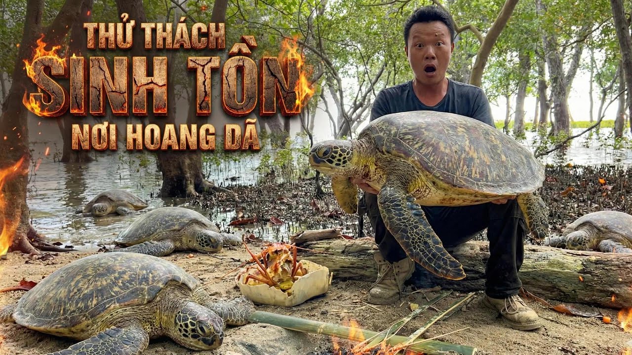Người Đàn Ông Thử Thách Sinh Tồn 30 Ngày Trên Đảo Hoang Ở INDONESIA