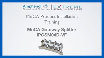 MoCA Gateway Splitter: IPGSM04D