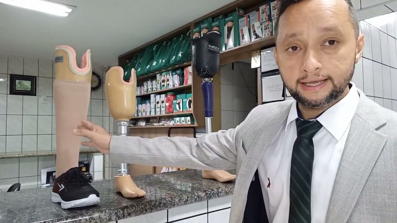 Como colocar a Estética da prótese Transtibial #amputee #protese